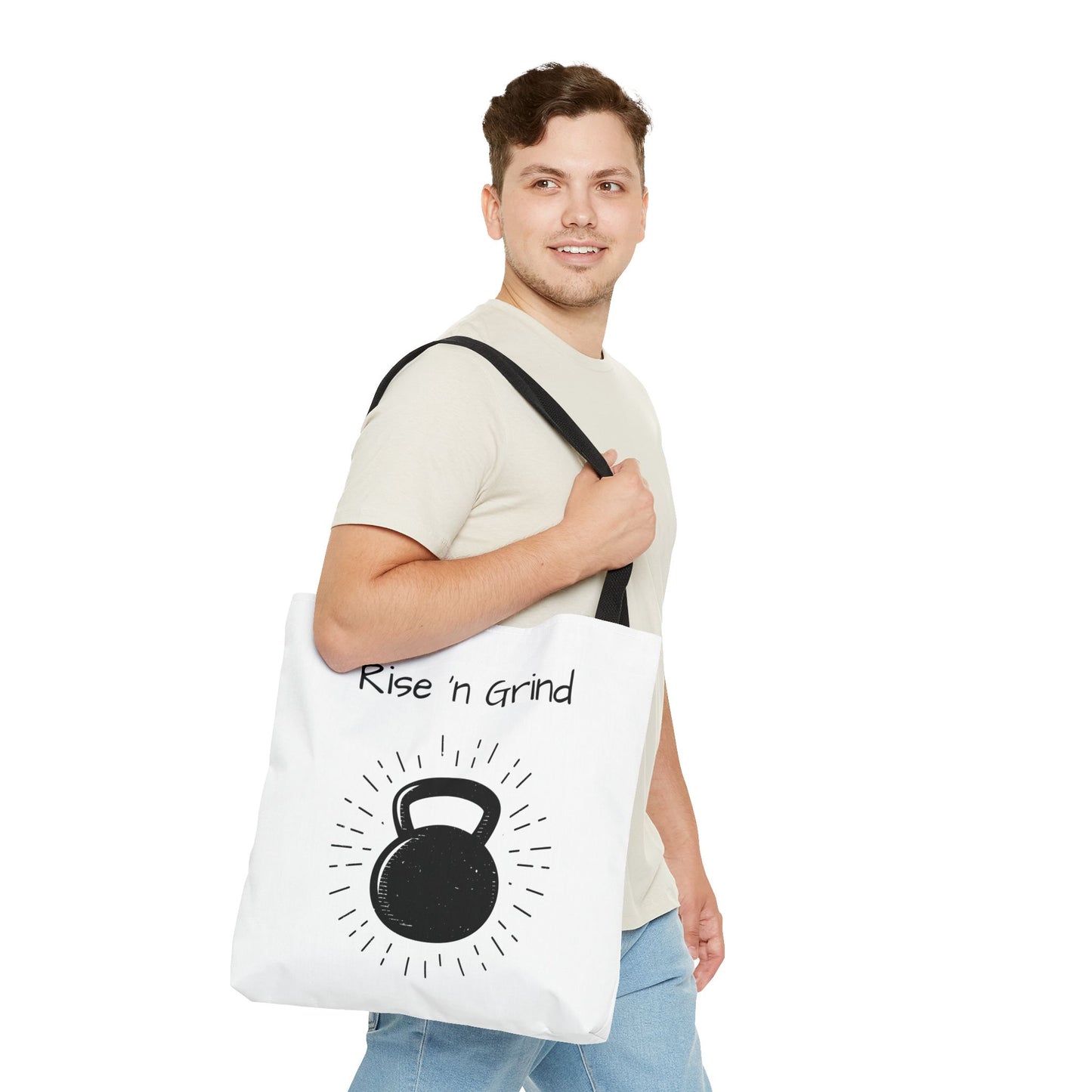 Rise 'n Grind Gym Tote Bag