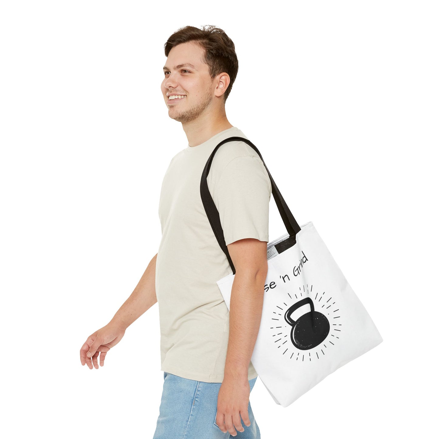 Rise 'n Grind Gym Tote Bag