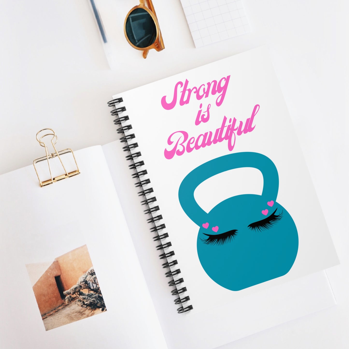 Strong is Beautiful Spiral Notebook