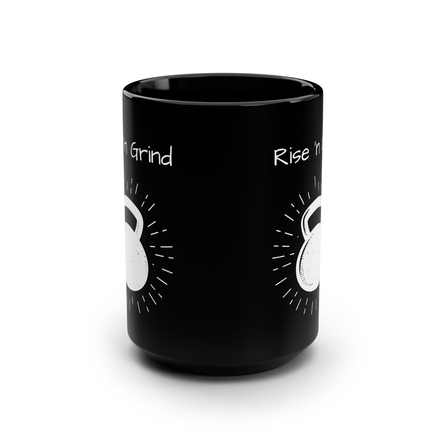 Rise 'n Grind 15 oz, Black Mug