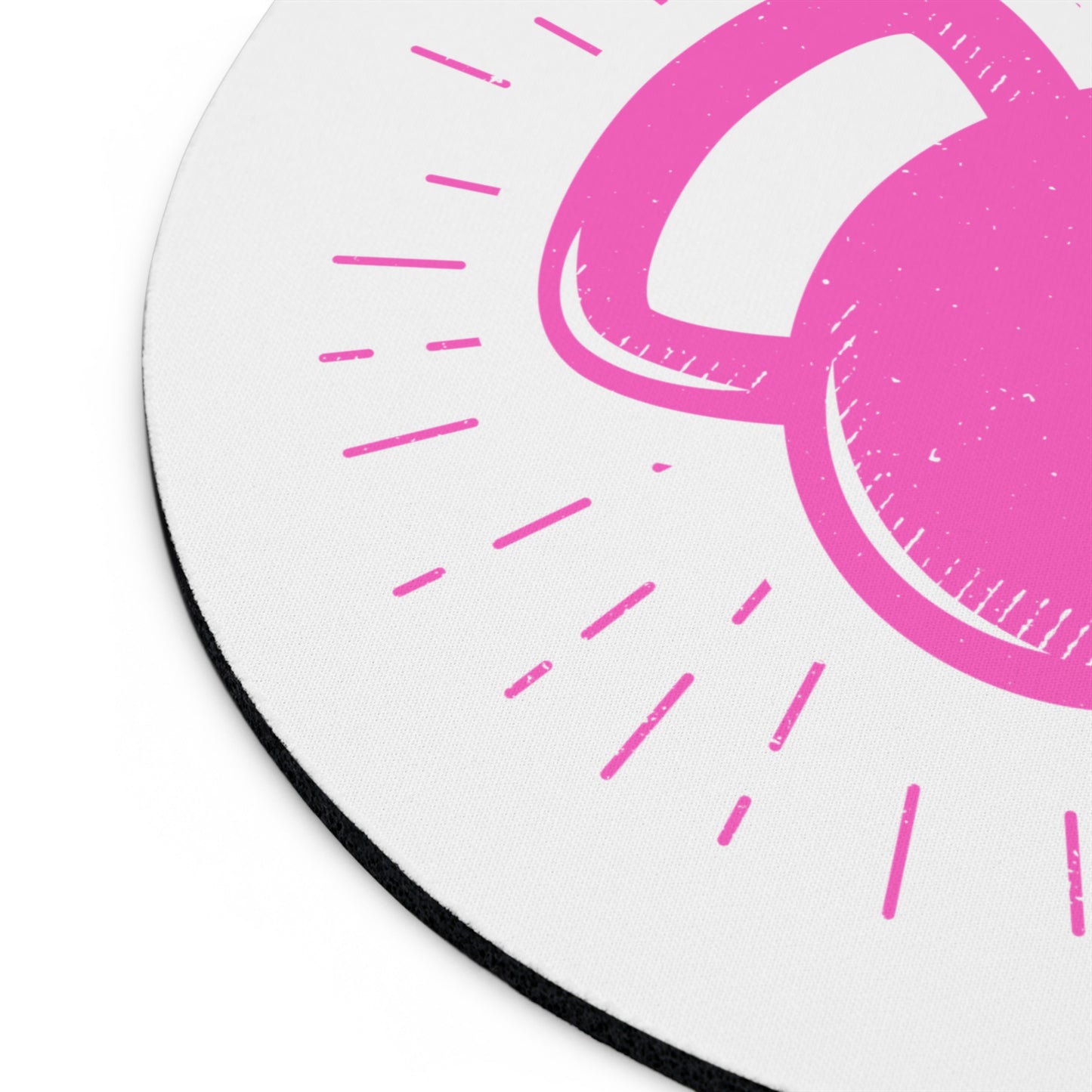 Rise 'N Grind Kettlebell Mouse Pad - Pink