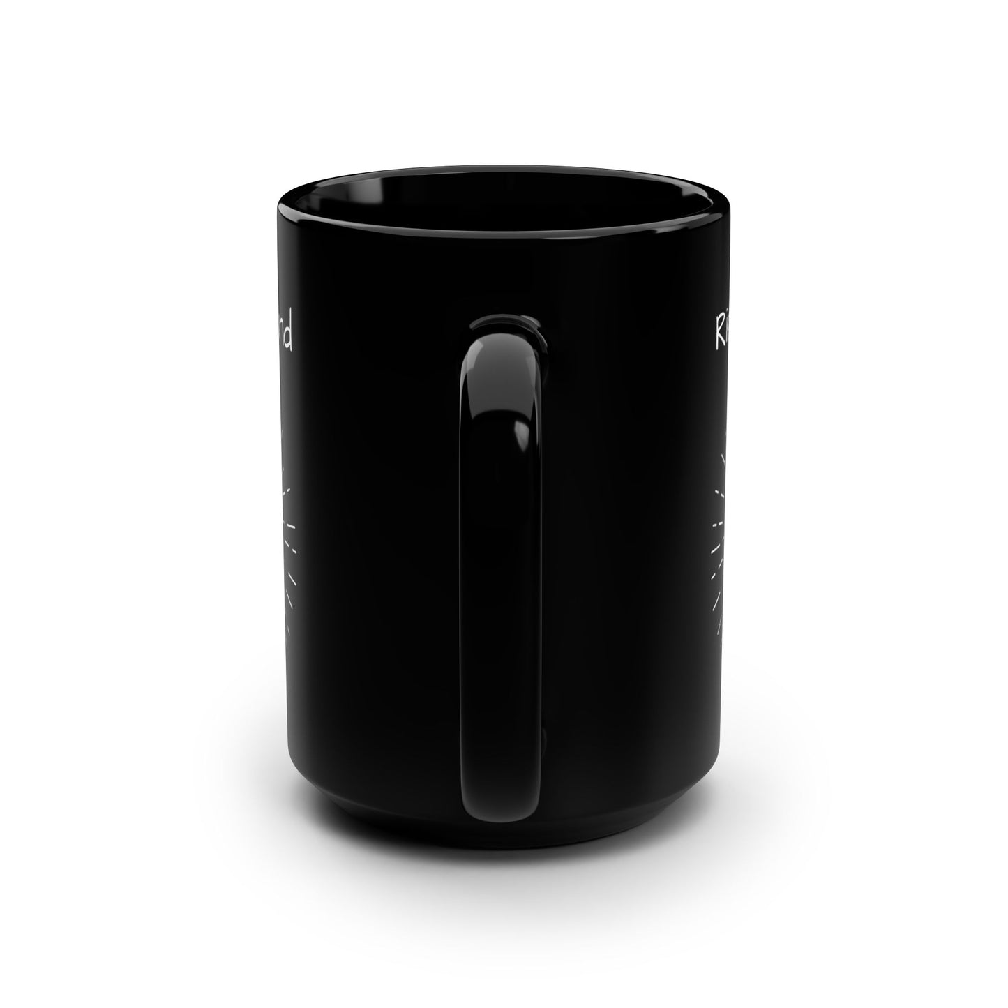 Rise 'n Grind 15 oz, Black Mug