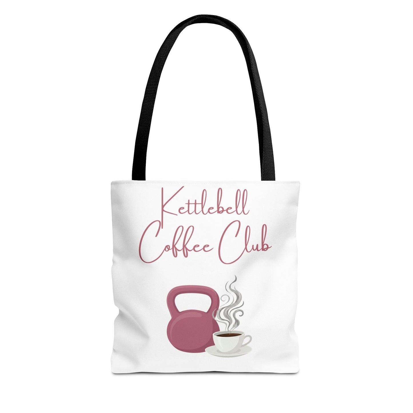 Kettlebell Coffee Club Tote Bag — Gym 'n Coffee Lover Tote