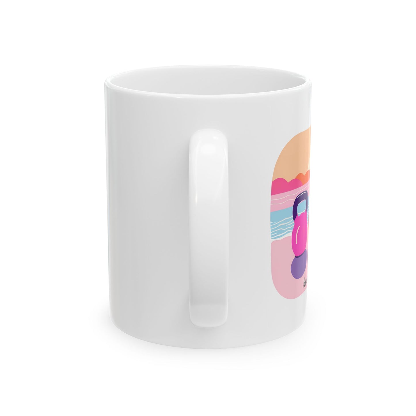 Beach Bums Kettlebell Fitness Mug - 11oz & 15oz