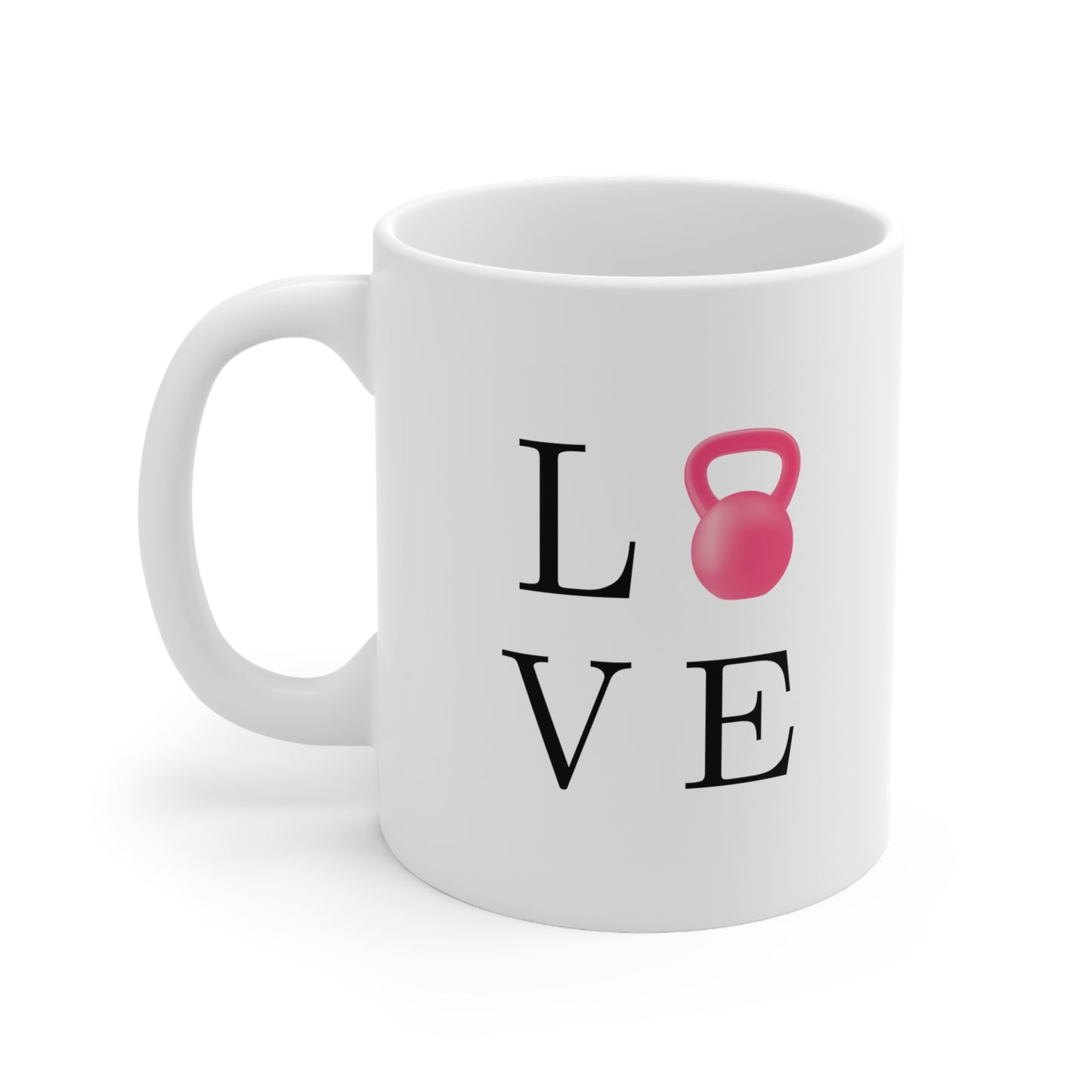 Kettlebell Love Mug 11oz Ceramic