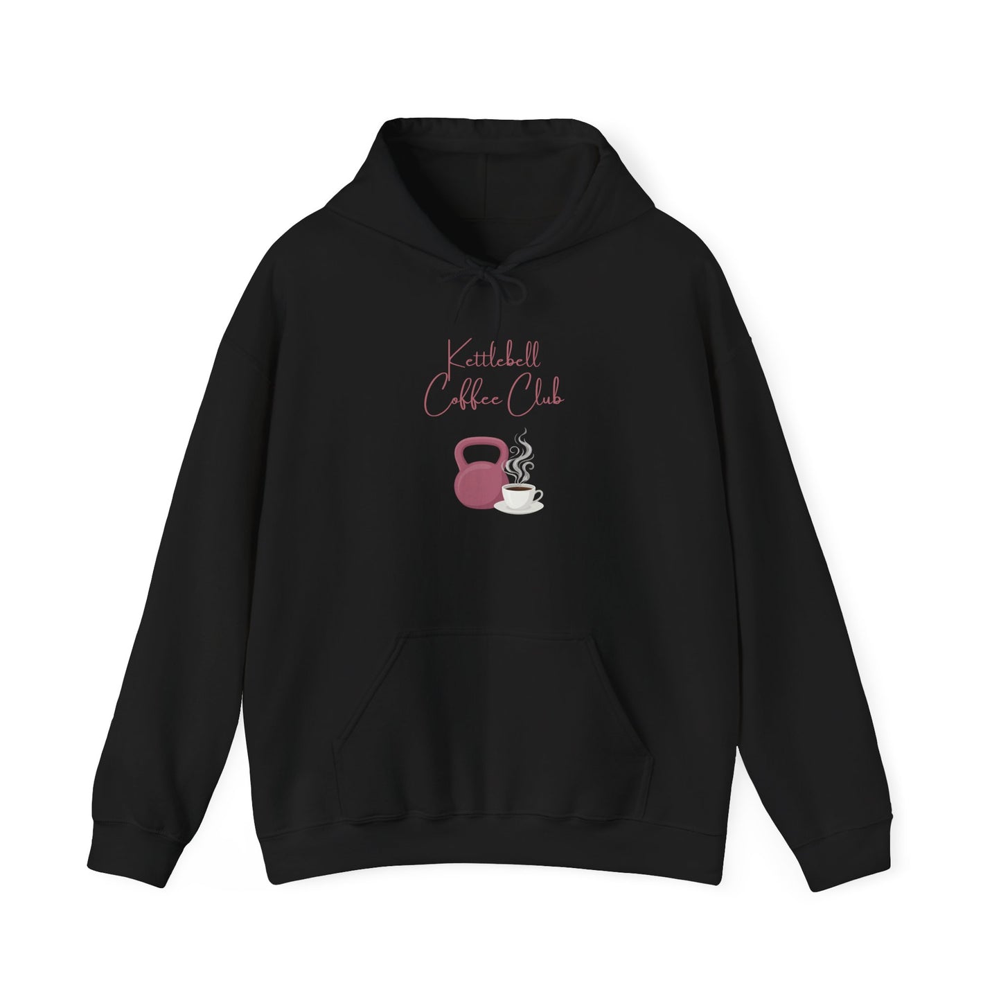 Kettlebell Coffee Club Hoodie – Fitness & Coffee Lover Pullover