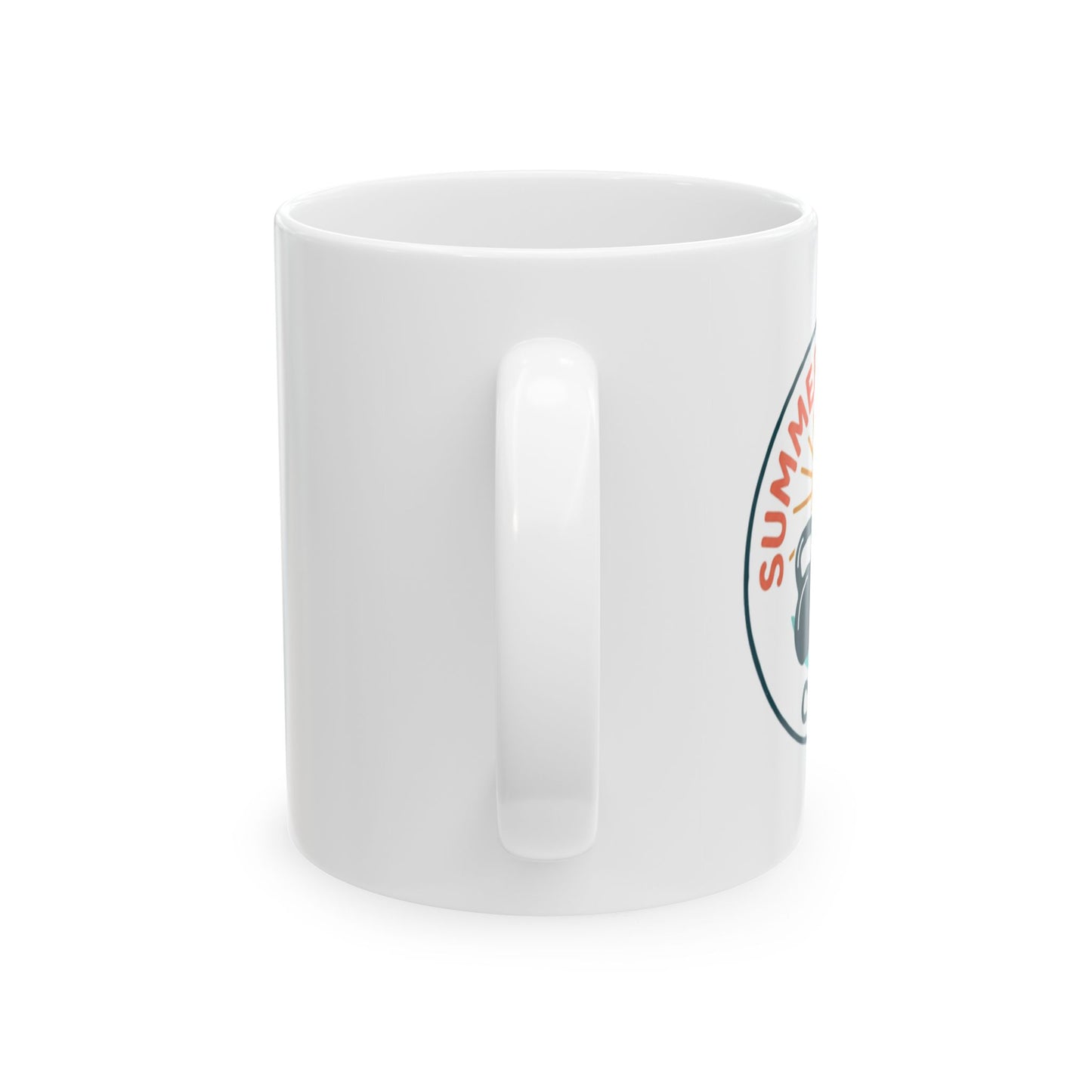 Summer Training Club Emblem Retro Beach Logo Coffee Cup - 11oz