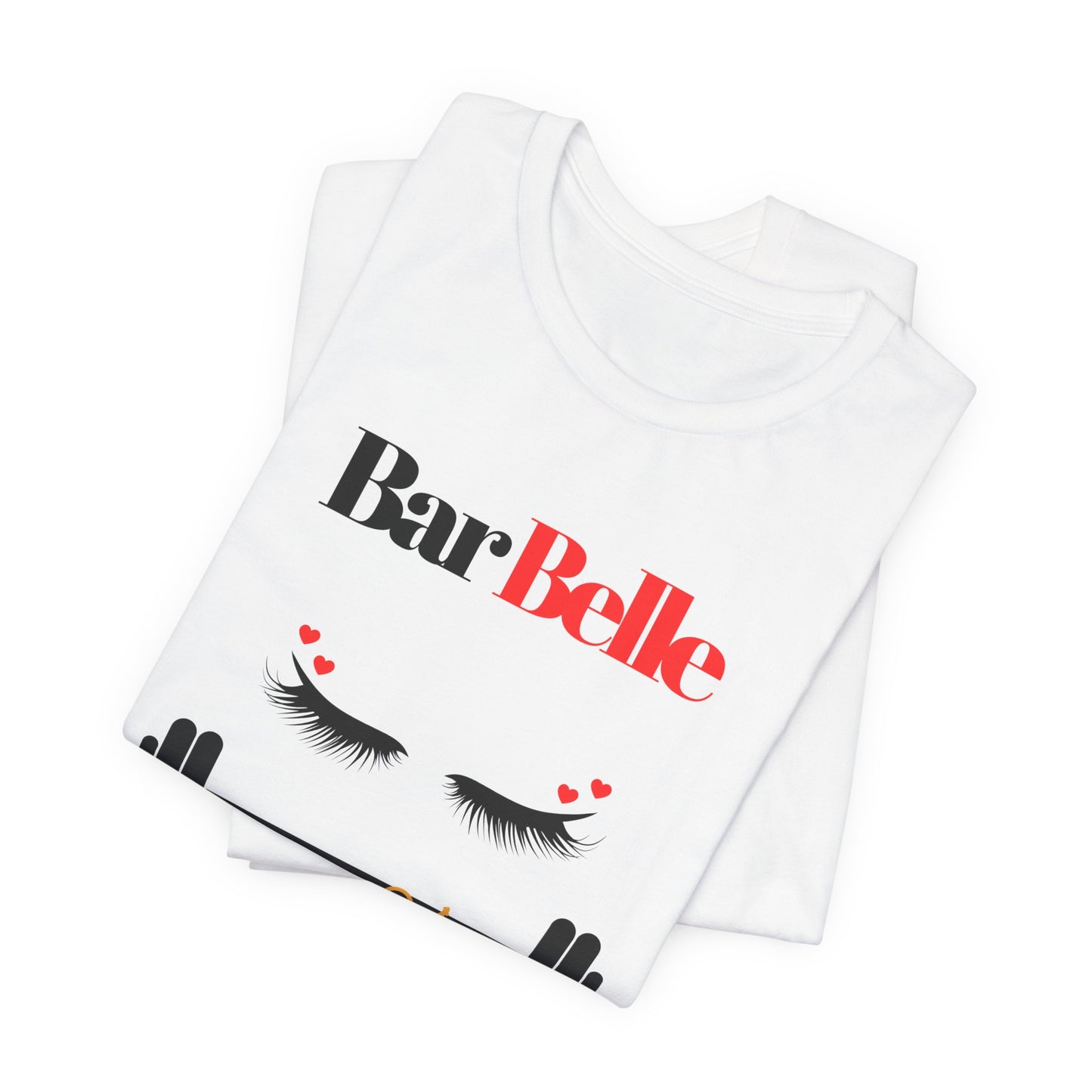 BarBelle Fitness Gym T‑Shirt — Cute Lipstick & Barbell Graphic Tee for Women