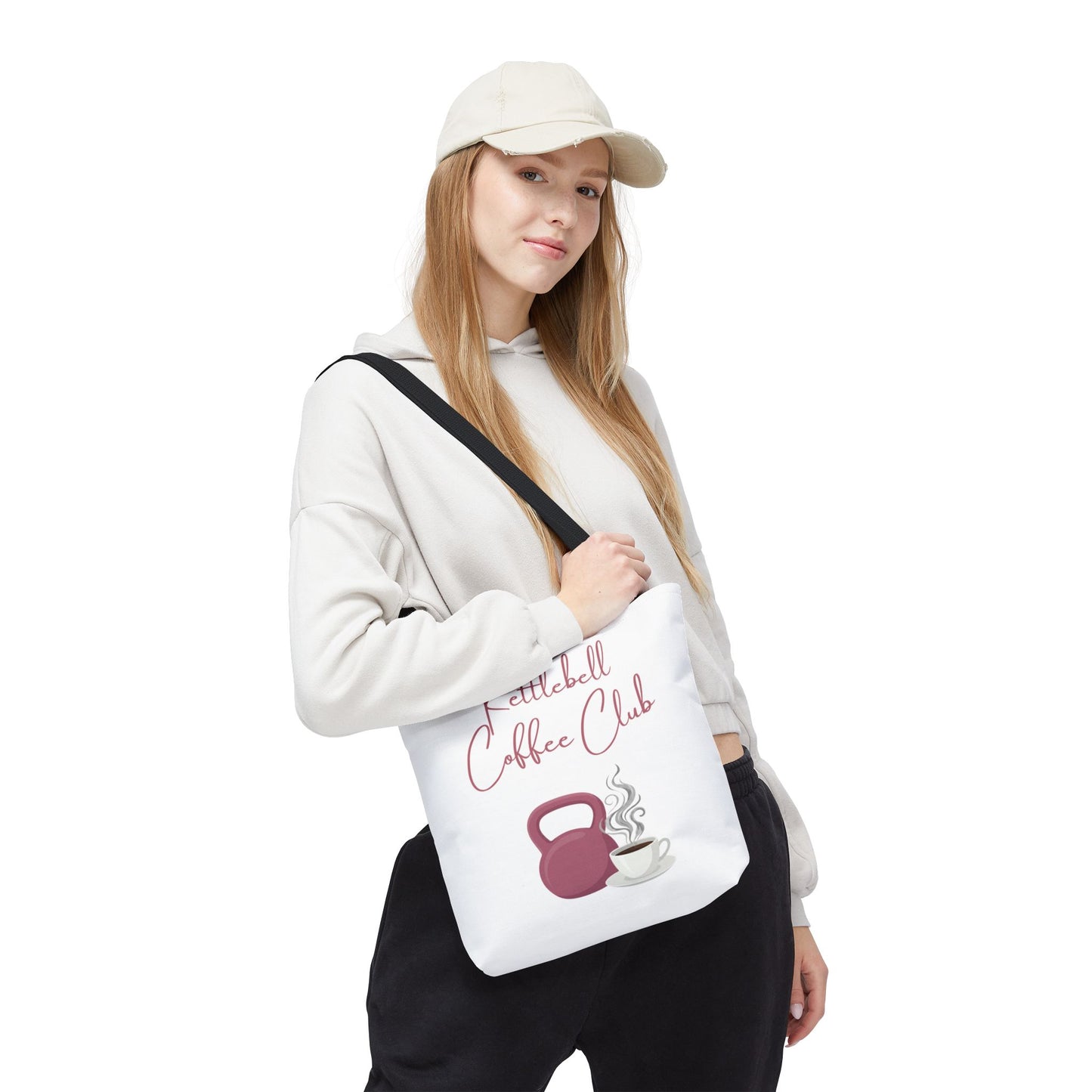 Kettlebell Coffee Club Tote Bag — Gym 'n Coffee Lover Tote