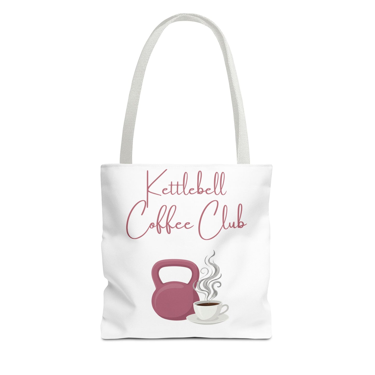 Kettlebell Coffee Club Tote Bag — Gym 'n Coffee Lover Tote
