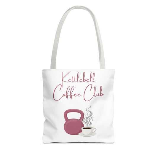 Kettlebell Coffee Club Tote Bag — Gym 'n Coffee Lover Tote