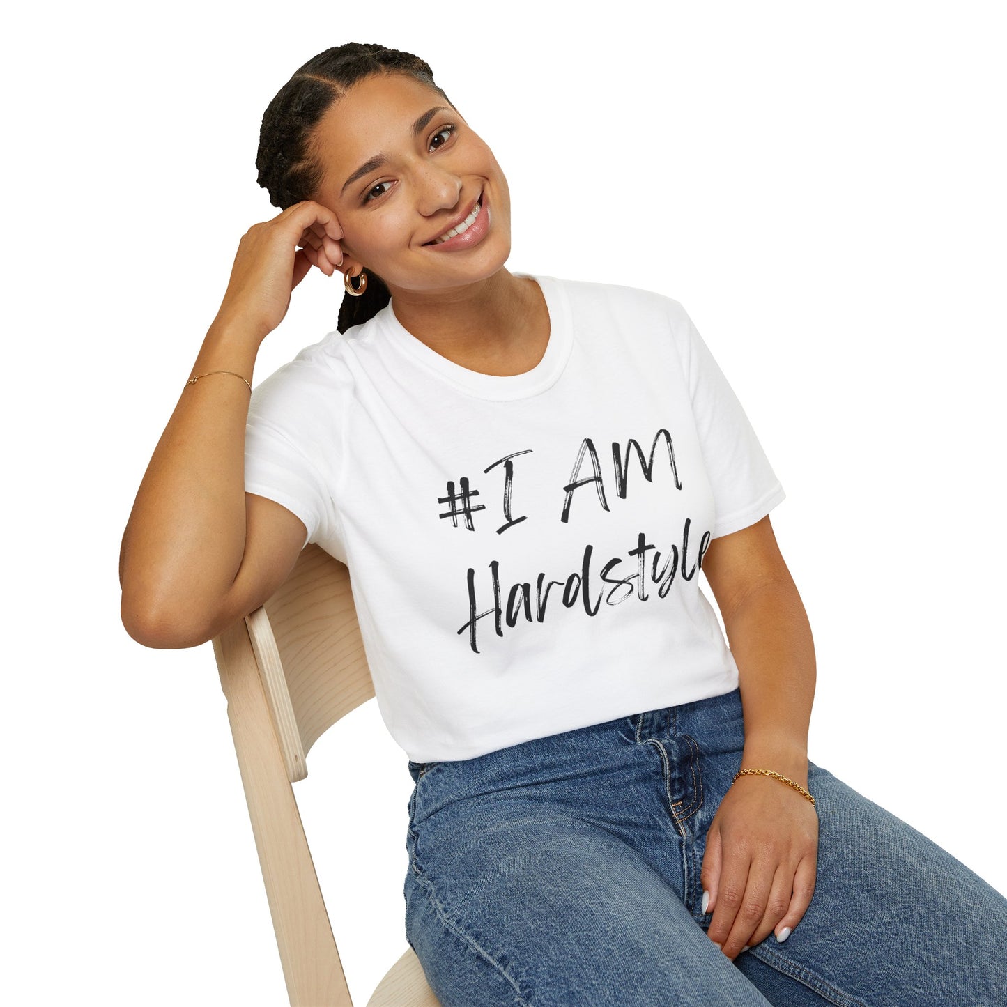 White # I AM Hardstyle T-Shirt